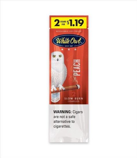 [41047] WHITE OWL 30CT 2/$1.19 PEACH