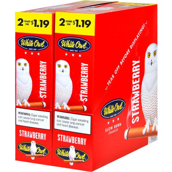 [41030] WHITE OWL 30CT 2/$1.19 STRAWBERRY