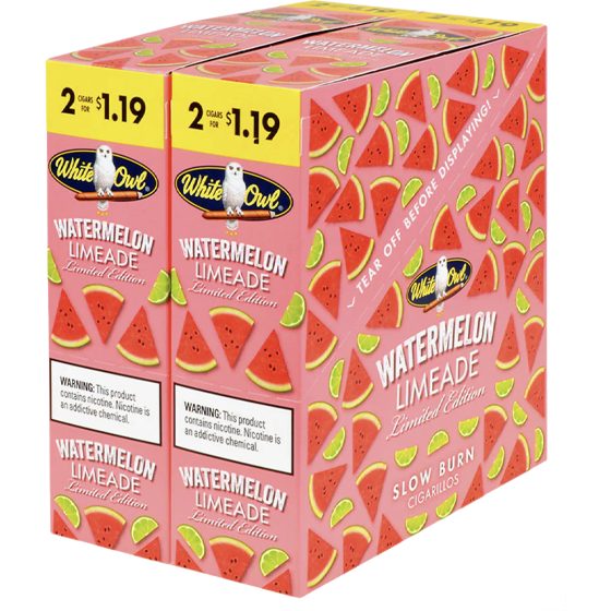 [41068] WHITE OWL 30CT 2/$1.19 WATERMELON LIMEADE