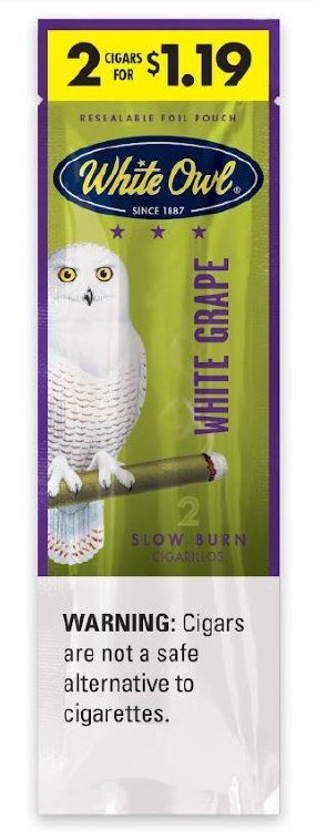 [41029] WHITE OWL 30CT 2/$1.19 WHITE GRAPE