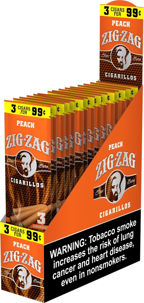 [20030] ZIG ZAG 15CT 3/$.99 PEACH