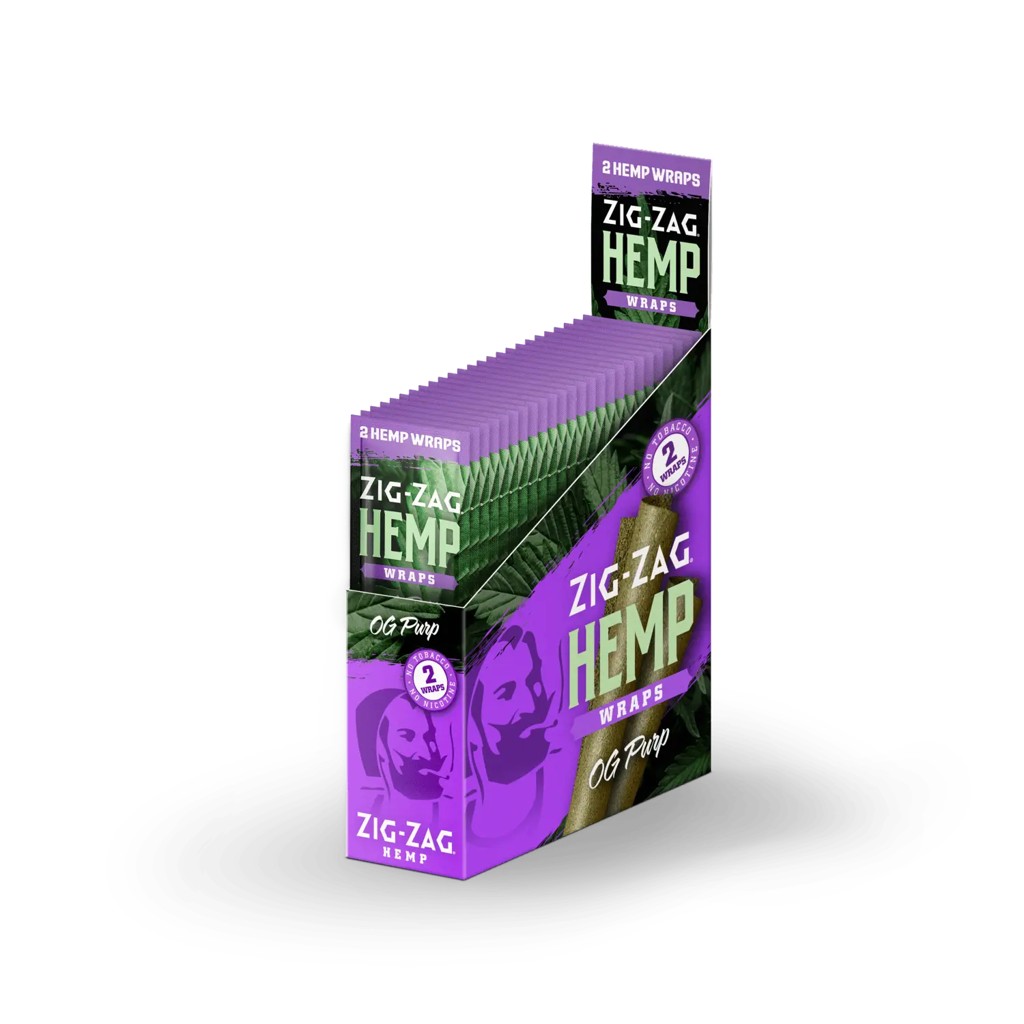 [21832] ZIG ZAG 25CT WRAP 2/$.99 PURLPE CHILL