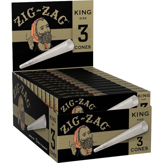 [20267] ZIG ZAG CONES 24CT KING SIZE