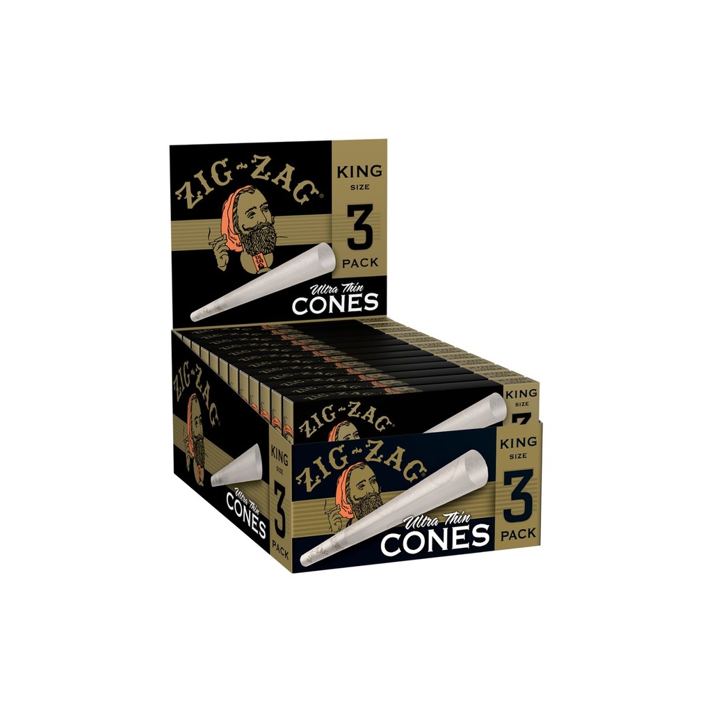 [20267] ZIG ZAG CONES 24CT KING SIZE