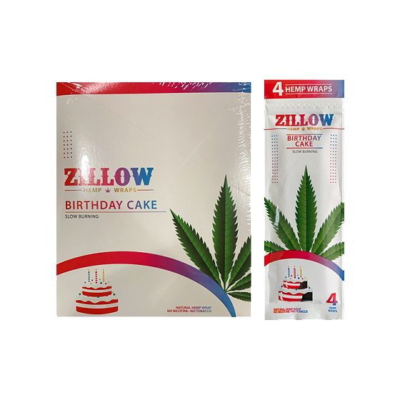 [27011] ZILLOW WRAPS 20CT BIRTHDAY CAKE