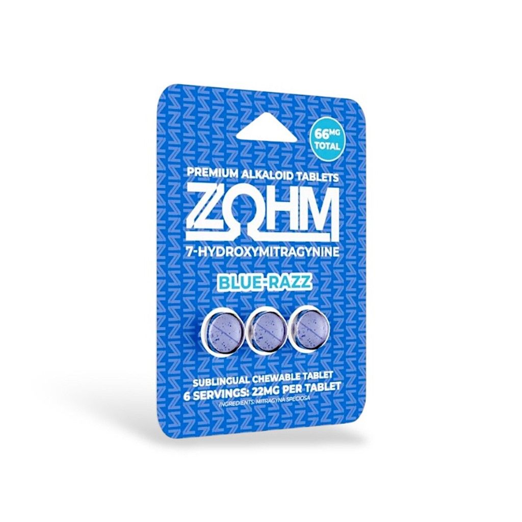 [70403] ZOHM TAB 10/3CT 22MG BLUE-RAZZ