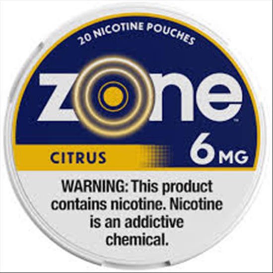 ZONE NICOTINE POUCH 6MG 5CT CITRUS