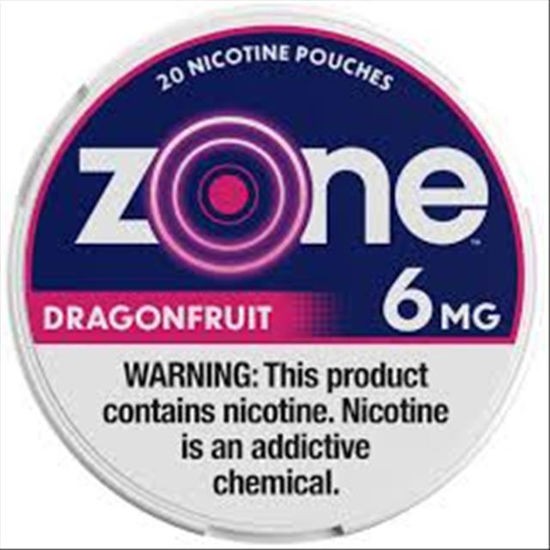 [36740] ZONE NICOTINE POUCH 6MG 5CT DRAGONFRUIT