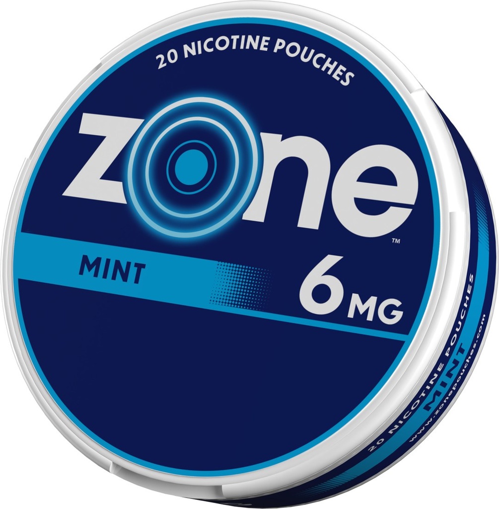 [36742] ZONE NICOTINE POUCH 6MG 5CT MINT