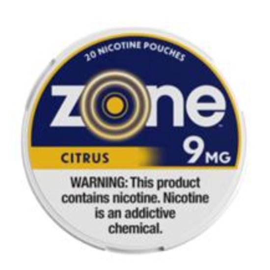 ZONE NICOTINE POUCH 9MG 5CT CITRUS