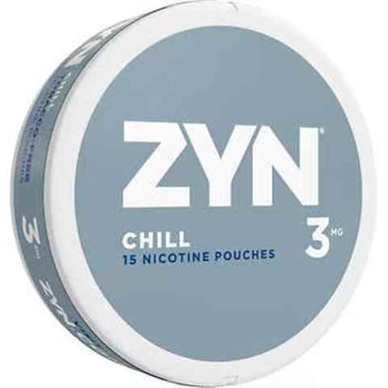 ZYN NICOTINE POUCH 3MG 5CT CHILL