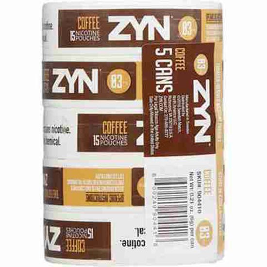 [36724] ZYN NICOTINE POUCH 3MG 5CT COFFEE
