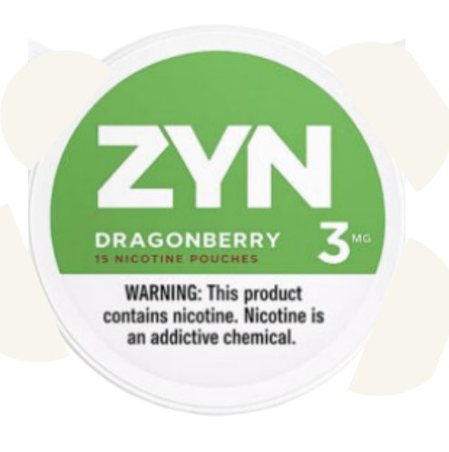 [24964] ZYN NICOTINE POUCH 3MG 5CT DRAGONBERRY