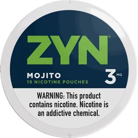 [24919] ZYN NICOTINE POUCH 3MG 5CT MOJITO