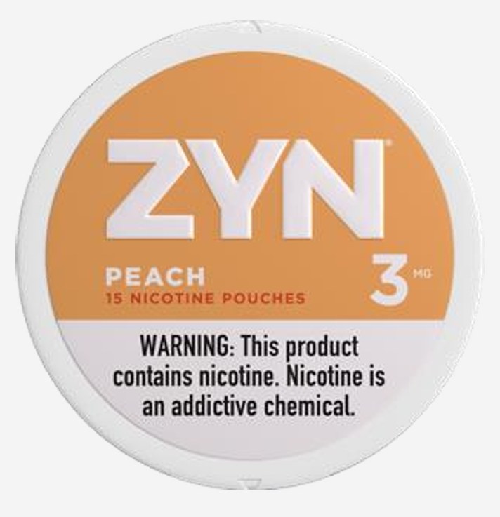 [24921] ZYN NICOTINE POUCH 3MG 5CT PEACH