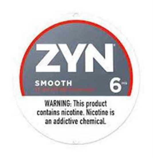 [20137] ZYN NICOTINE POUCH 6MG 5CT SMOOTH