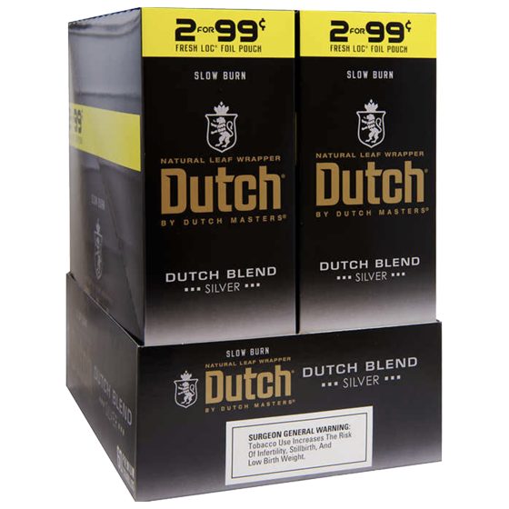 [23160] DUTCH $.99 30/2CT DUTCH BLEND (SILVER)