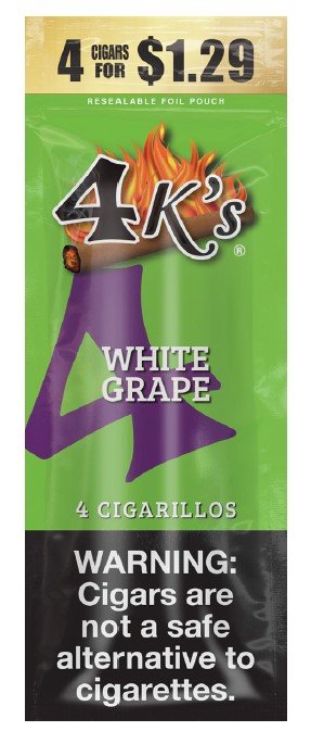 [25223] 4K'S 15CT 4/$1.29 WHITE GRAPE