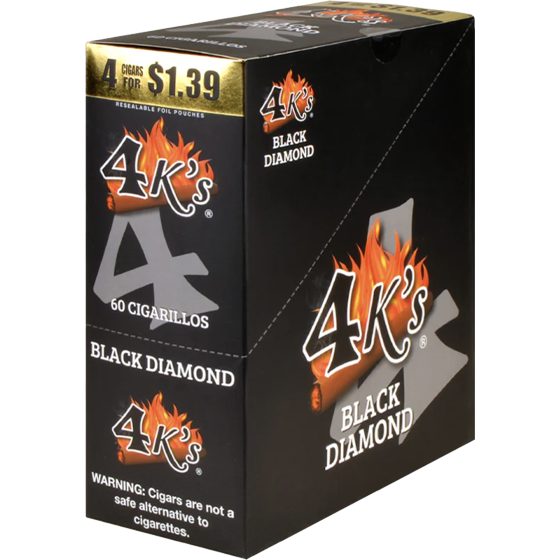 [26508] 4K'S 15CT 4/$1.39 BLACK DIAMOND