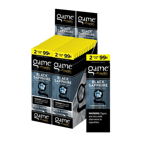 GAME $.99 30/2CT BLACK SAPPHIRE