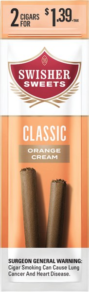 [42013] SWISHER 2/$1.39 30CT ORANGE CREAM