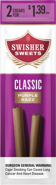 [42014] SWISHER 2/$1.39 30CT PURPLE RAZZ