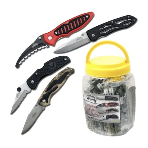 2" DOUBLE FAST KNIFE MIX COLOR