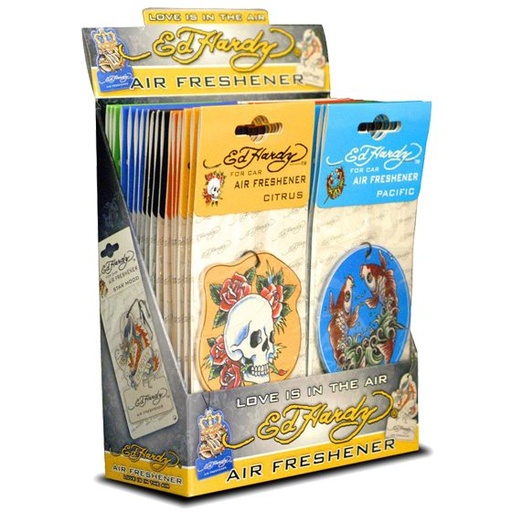 ED HARDY 36CT AIR FRESHENER