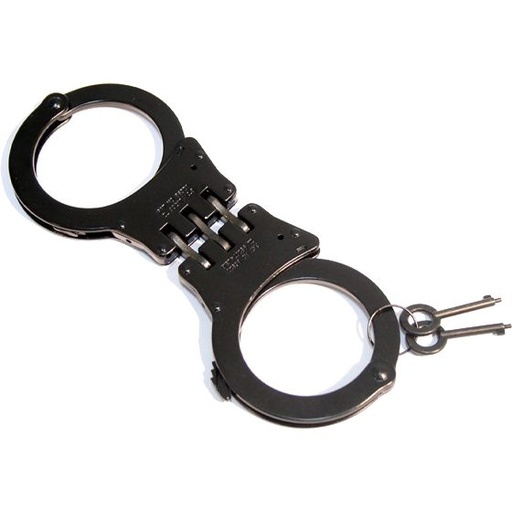 HANDCUFF HINGED BLACK 532