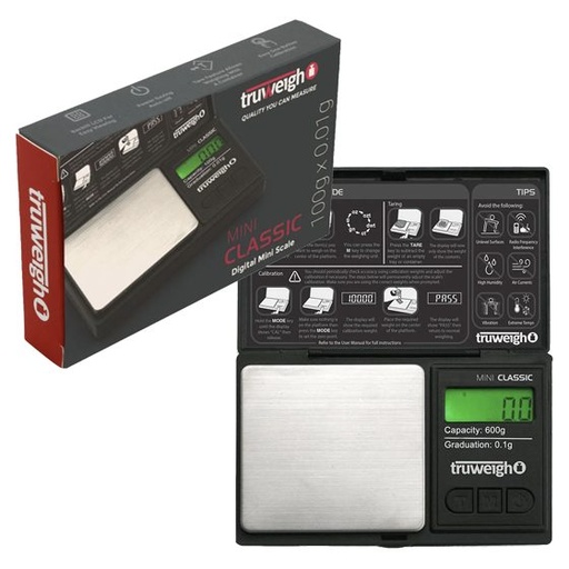 SCALE TRUWEIGH BLK CLASSIC MINI 600G
