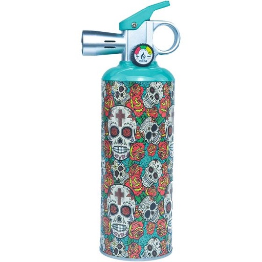 TECHNO 1 TORCH 12CT SKULL CHROME COLORS 19634A