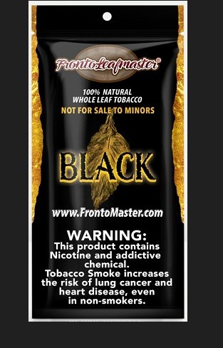 [1081] FRONTO LEAF WRAP 20CT BLACK