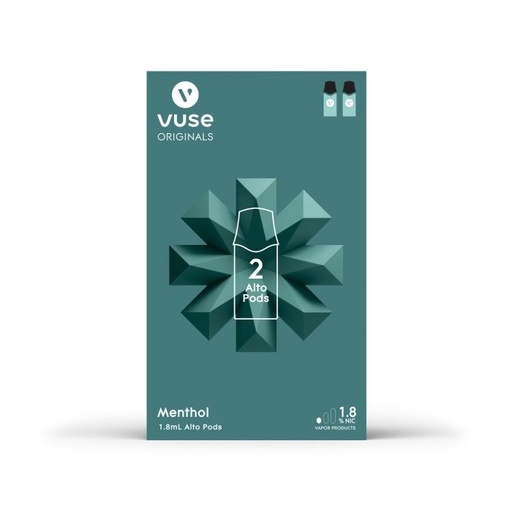 VUSE ALTO POD 2CT MENTHOL 1.8%