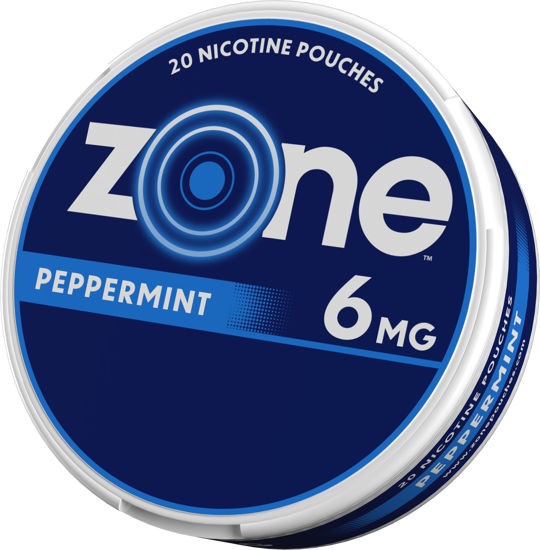 [1532] ZONE NICOTINE POUCH 6MG 5CT PEPPERMINT