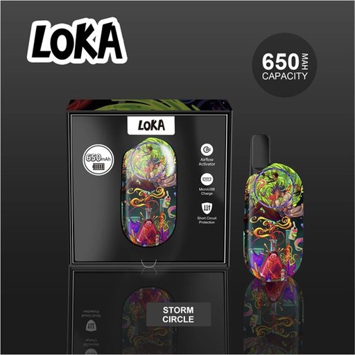LOKA MINIS BATTERY 650MAH STORM CIRCLE