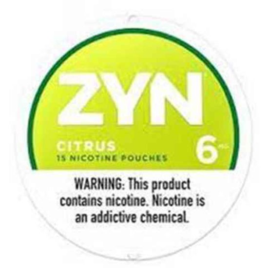[36710] ZYN NICOTINE POUCH 6MG 5CT CITRUS