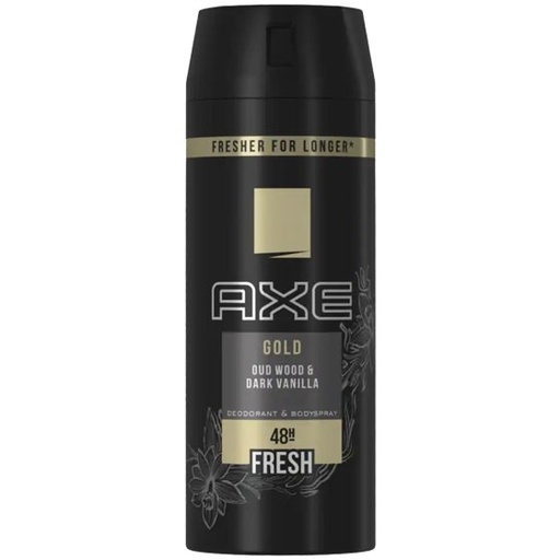 AXE BODY SPRAY 150ML GOLD