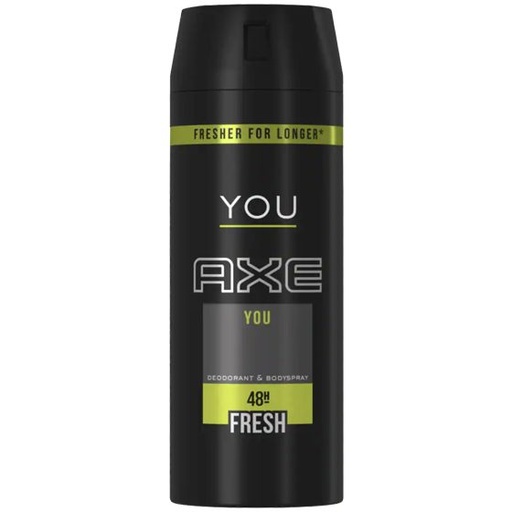 AXE BODY SPRAY 150ML YOU