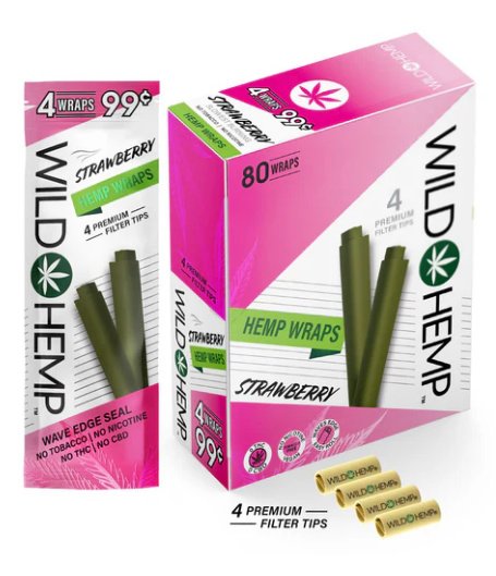 [25154] WILD HEMP 20CT 4/$.99 STRAWBERRY