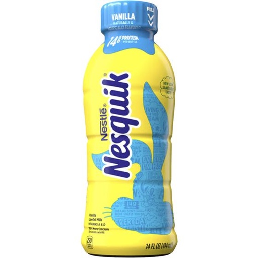 NESTLE NESQUIK 14OZ 12CT VANILLA