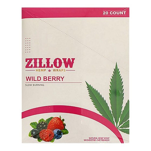 ZILLOW WRAPS 20CT WILD BERRY