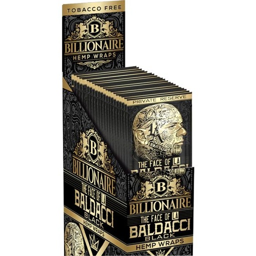BILLIONAIRE WRAPS 25CT BALDACCI BLACK